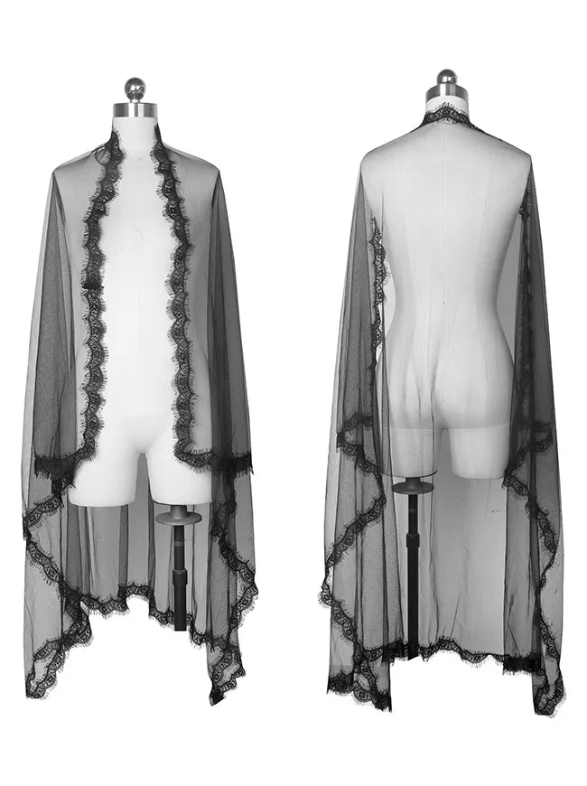 Charmian Retro Spitze Brautschleier Kirche Kapelle Mantilla Lateinische Messe Kopfbedeckung