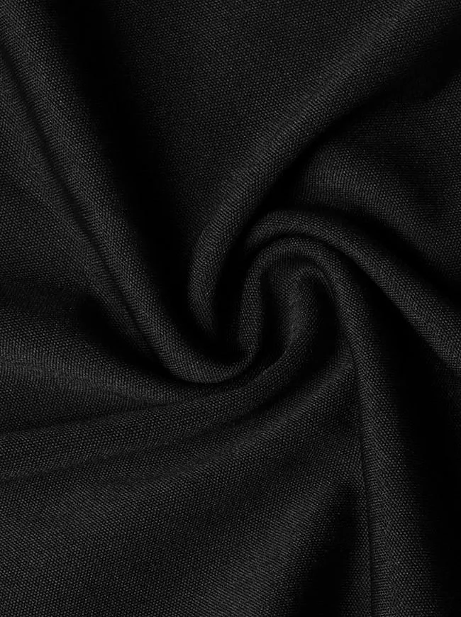 Gothic Steampunk A-Linie Faltenrock im Vintage-Stil mit hoher Taille