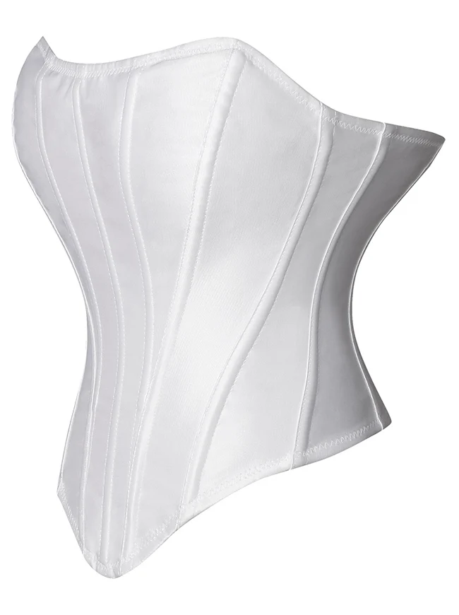 Y2K Fashion Retro Trägerloses Bustier Korsett Crop Top mit offenem Rücken