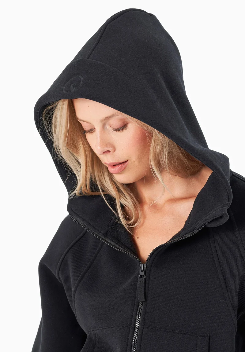 JODDY | Essentials Full Zip-Hoodie aus Bio-Baumwolle und recyceltem Polyester