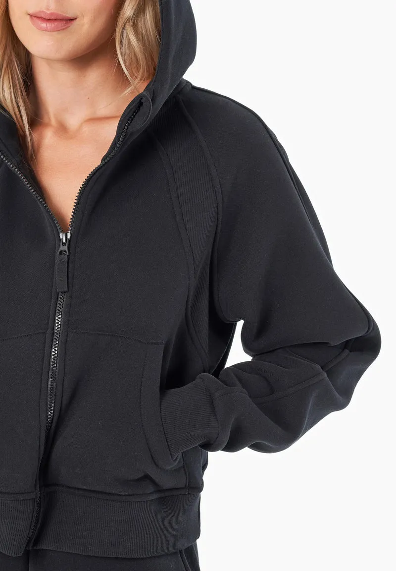 JODDY | Essentials Full Zip-Hoodie aus Bio-Baumwolle und recyceltem Polyester