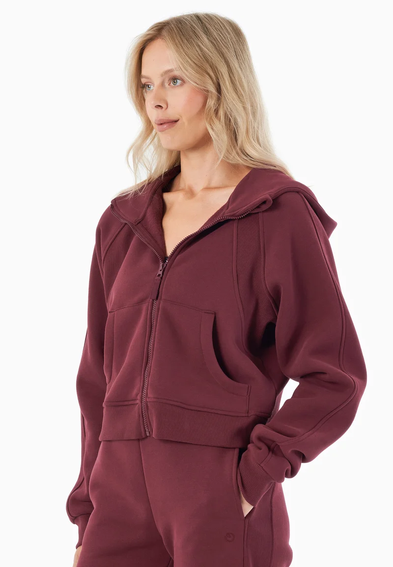 JODDY | Essentials Full Zip-Hoodie aus Bio-Baumwolle und recyceltem Polyester