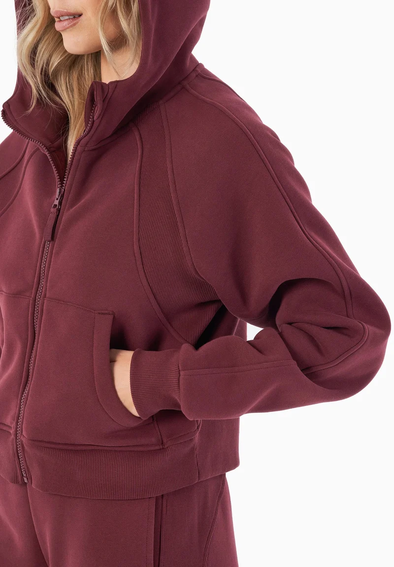 JODDY | Essentials Full Zip-Hoodie aus Bio-Baumwolle und recyceltem Polyester