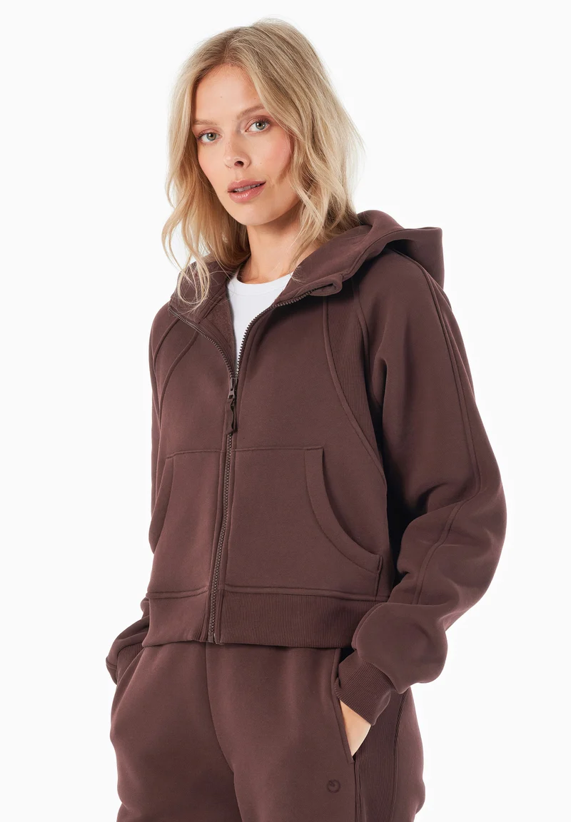 JODDY | Essentials Full Zip-Hoodie aus Bio-Baumwolle und recyceltem Polyester