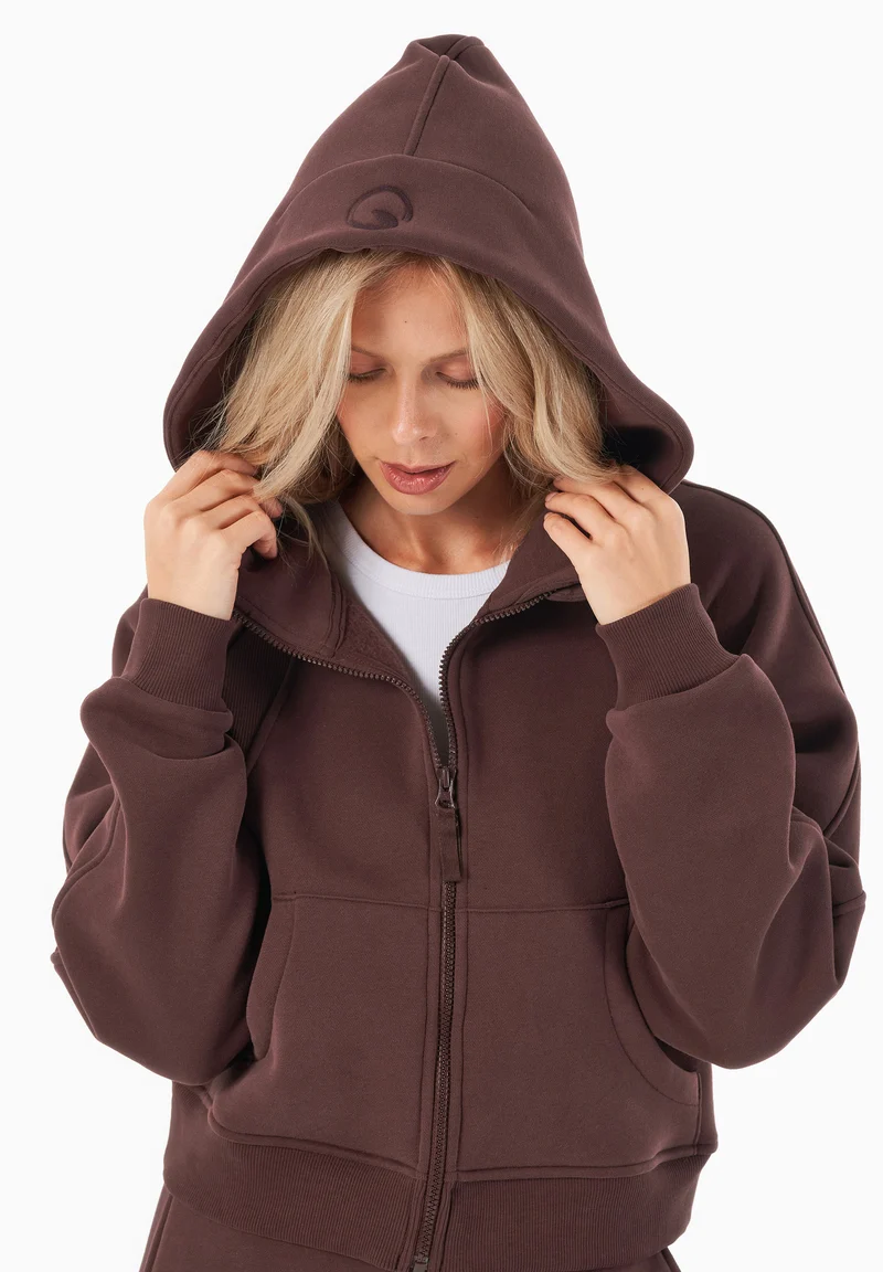 JODDY | Essentials Full Zip-Hoodie aus Bio-Baumwolle und recyceltem Polyester