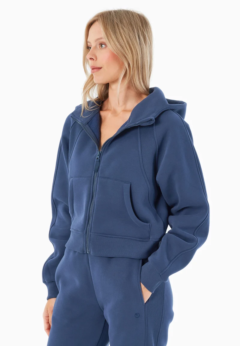 JODDY | Essentials Full Zip-Hoodie aus Bio-Baumwolle und recyceltem Polyester