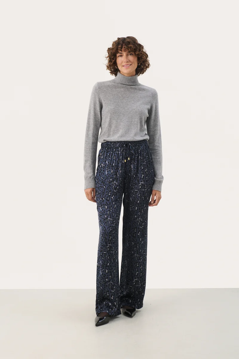 Pantalon imprimé léopard Maj