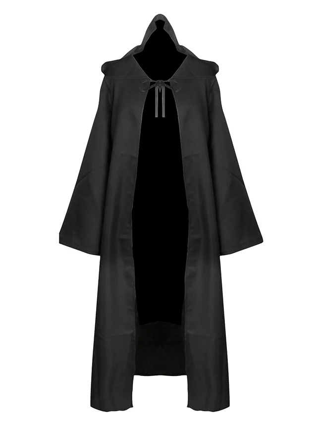 Mittelalterlicher Steampunk-Gothic-Roben-Cosplay-Umhang mit Kapuze