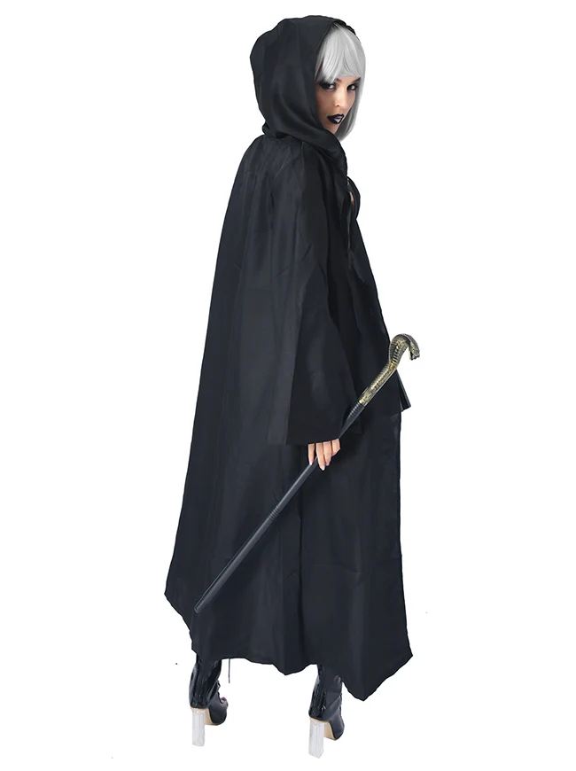 Mittelalterlicher Steampunk-Gothic-Roben-Cosplay-Umhang mit Kapuze