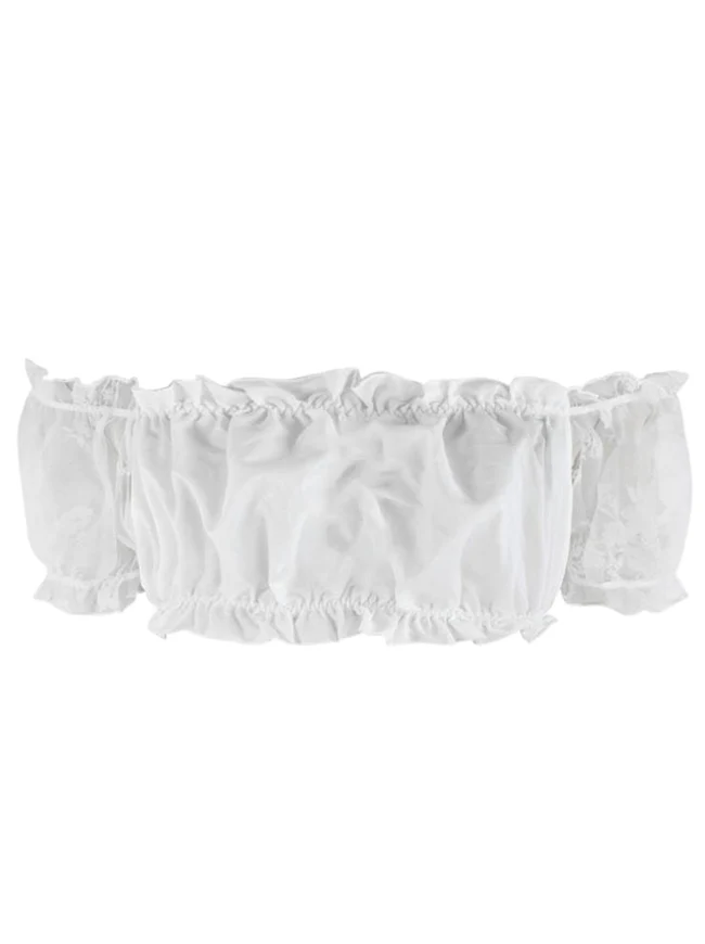 Fashion Casual Off Shoulder Bluse Kurzarm Tube Crop Top