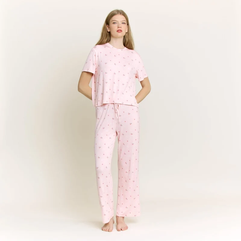 Ensemble pyjama à t-shirt et pantalon