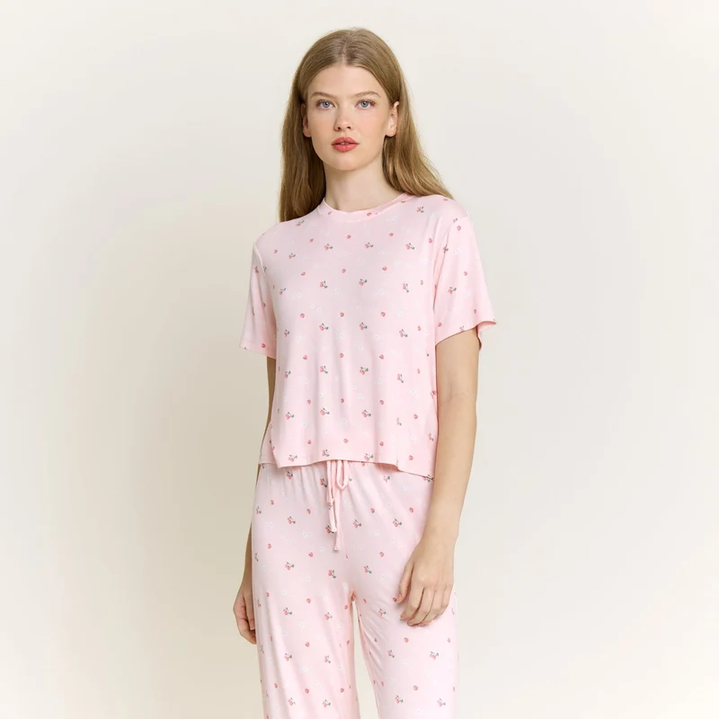 Ensemble pyjama à t-shirt et pantalon