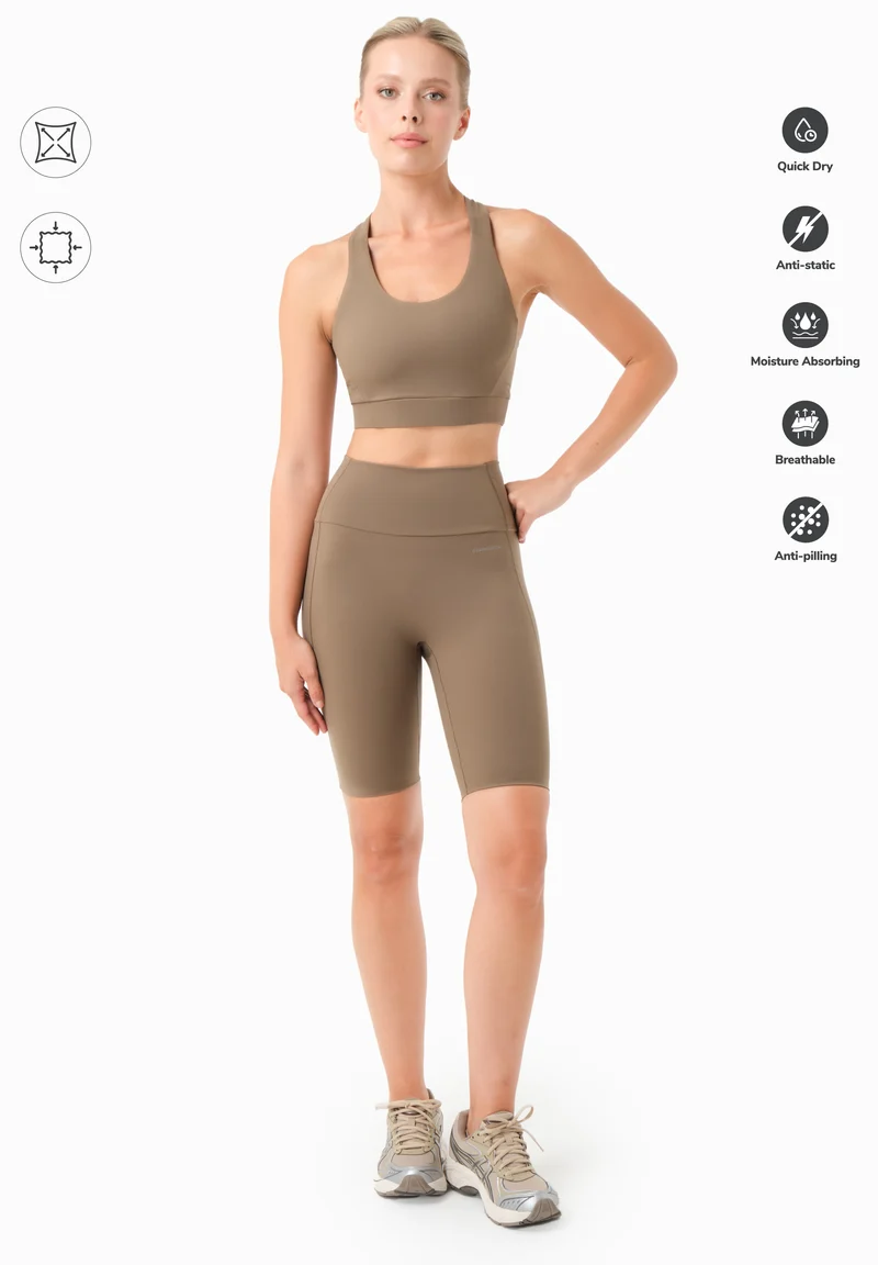 LESSLEY | Biker-Shorts aus recyceltem Polyamid