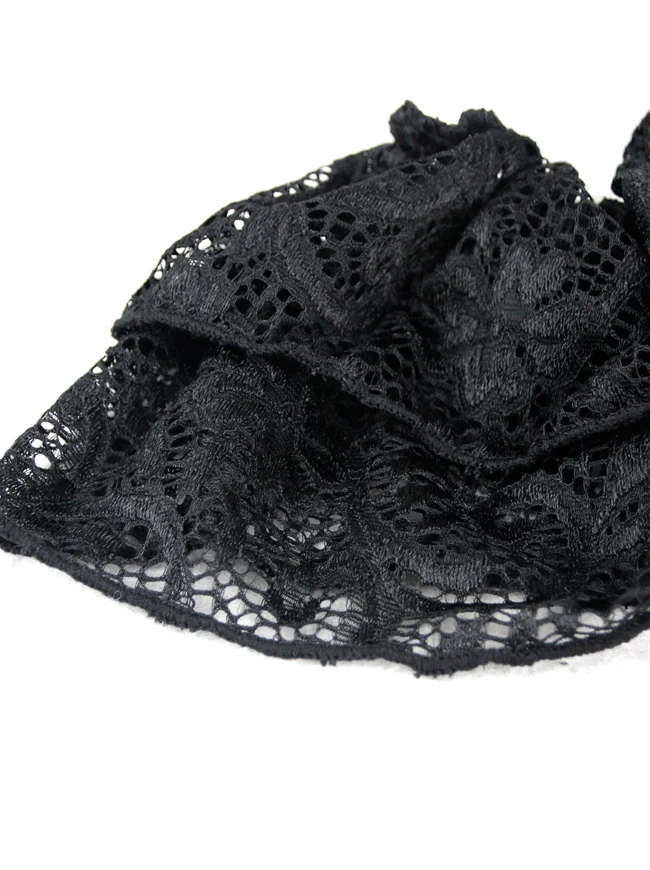 Steampunk Gothic Elegant Schulterfreies Jacquard Overbust Korsett