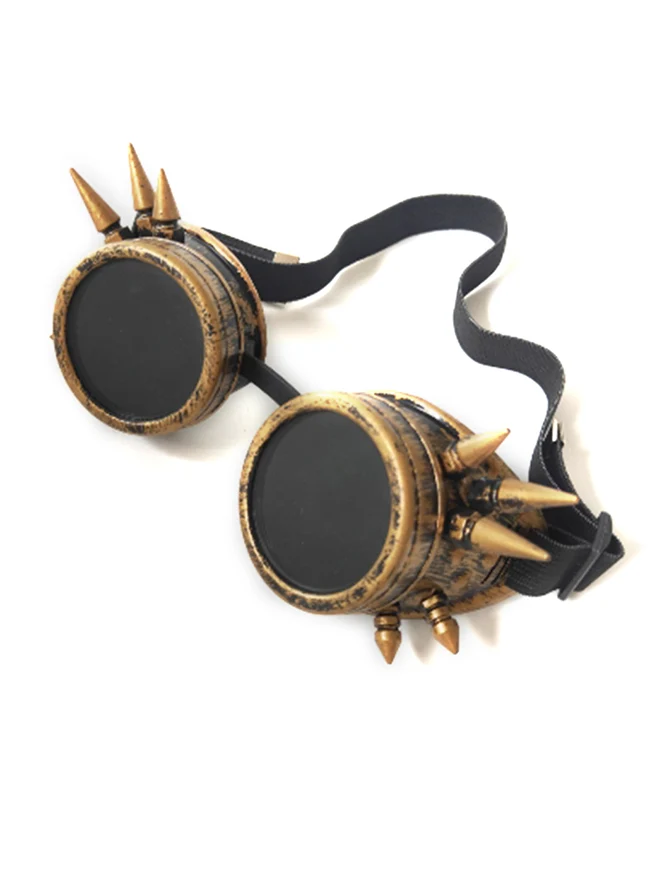 Steampunk Brille Schweißen Retro Gothic Cyberpunk Cosplay Kostüm Zubehör Sonnenbrille