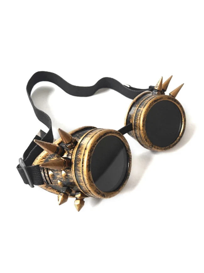 Steampunk Brille Schweißen Retro Gothic Cyberpunk Cosplay Kostüm Zubehör Sonnenbrille