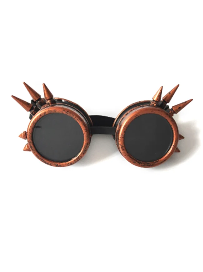 Steampunk Brille Schweißen Retro Gothic Cyberpunk Cosplay Kostüm Zubehör Sonnenbrille