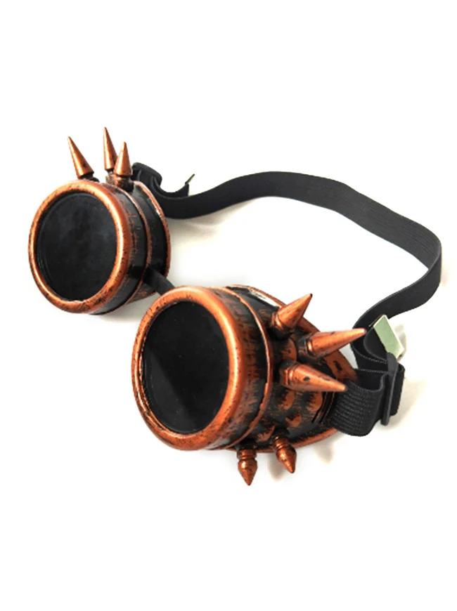 Steampunk Brille Schweißen Retro Gothic Cyberpunk Cosplay Kostüm Zubehör Sonnenbrille