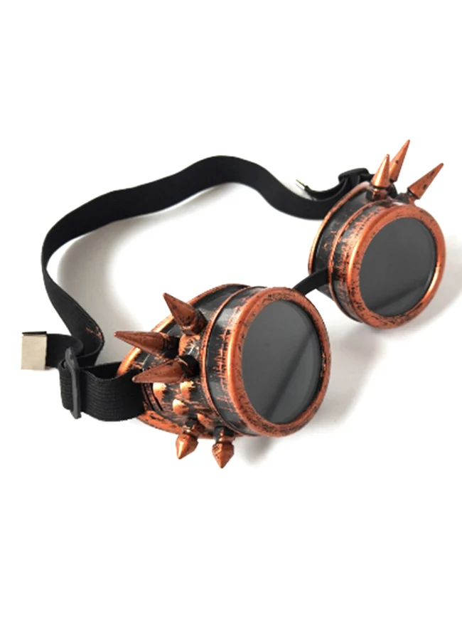Steampunk Brille Schweißen Retro Gothic Cyberpunk Cosplay Kostüm Zubehör Sonnenbrille
