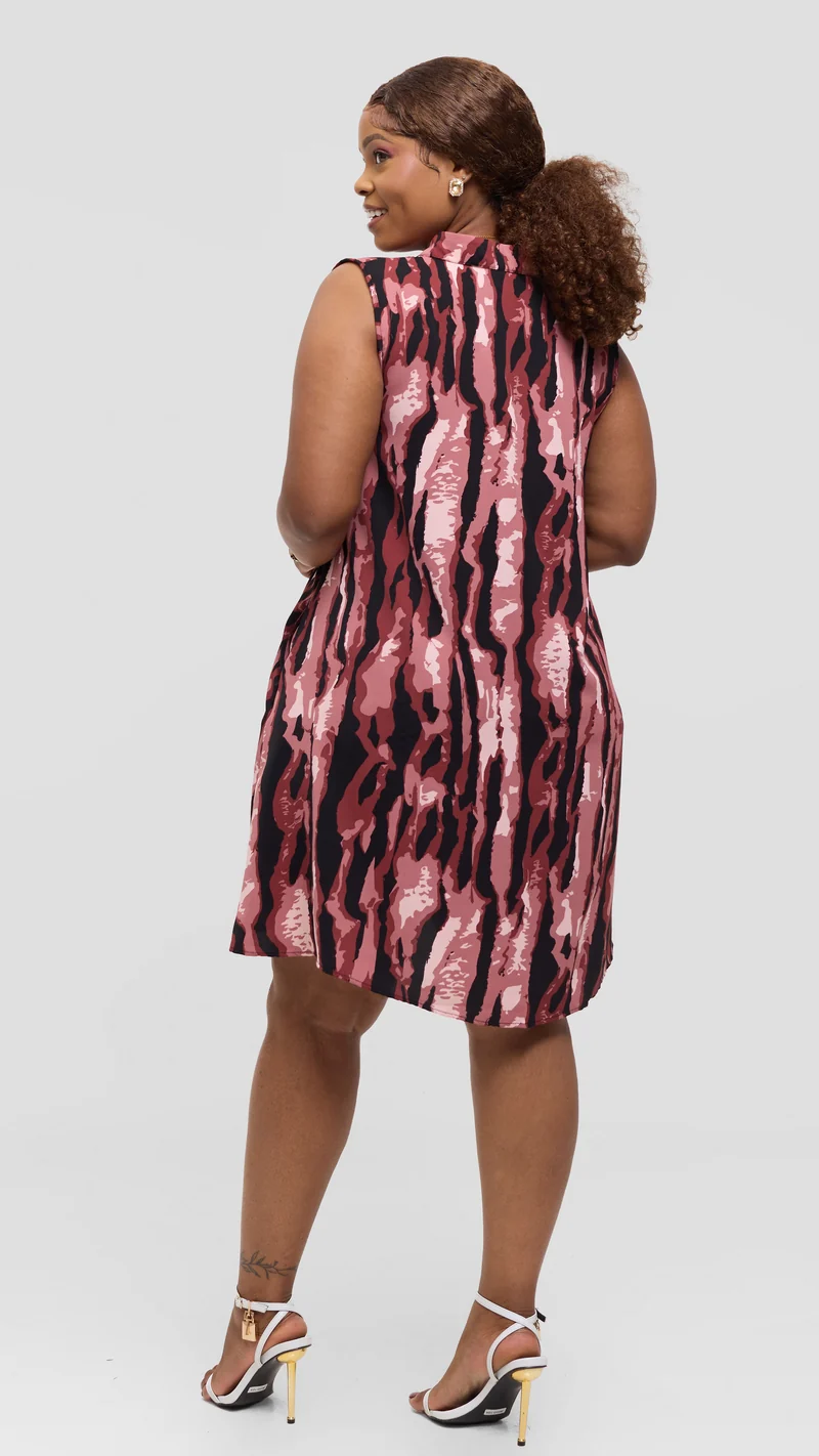 SMASH Element Liquid Scarf Mini Dress - Midnight Wine