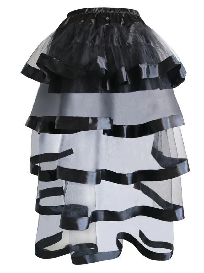 Steampunk Fashion High Low Layered Rock