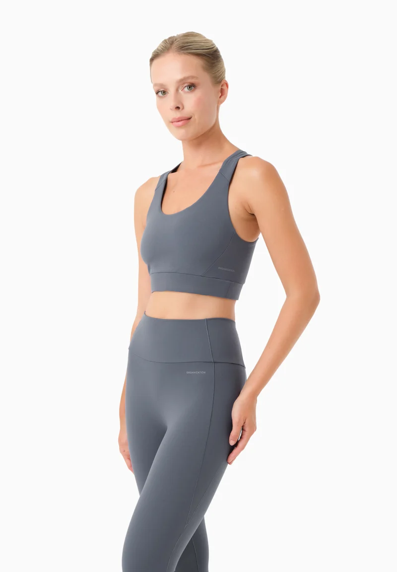 BEVINN | Cross-Strap Sport Bralette aus recyceltem Polyamid
