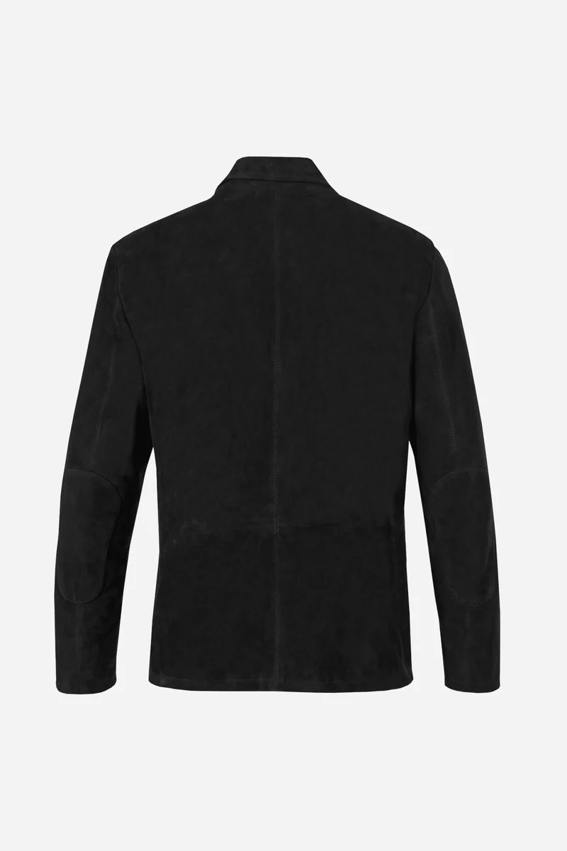 IAN BLAZER MAN - Suede Leather