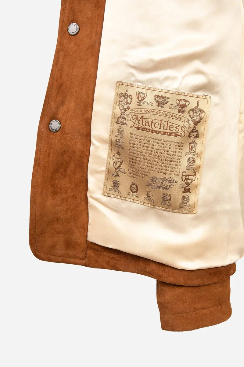 IAN BLAZER MAN - Suede Leather