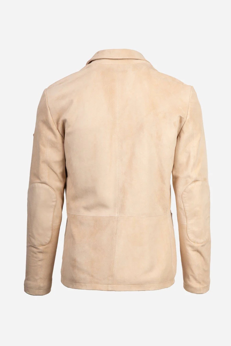 IAN BLAZER MAN - Suede Leather