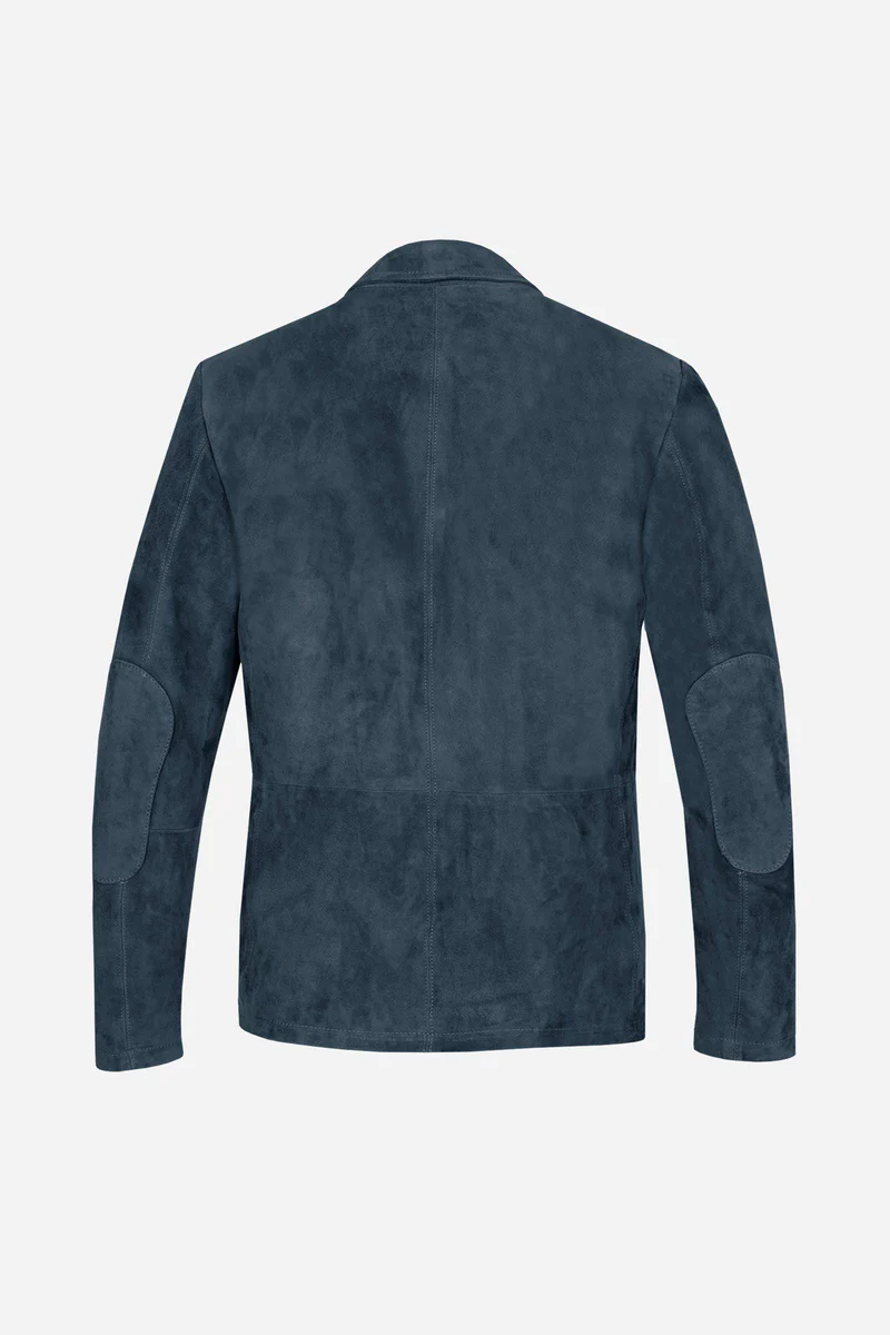 IAN BLAZER MAN - Suede Leather