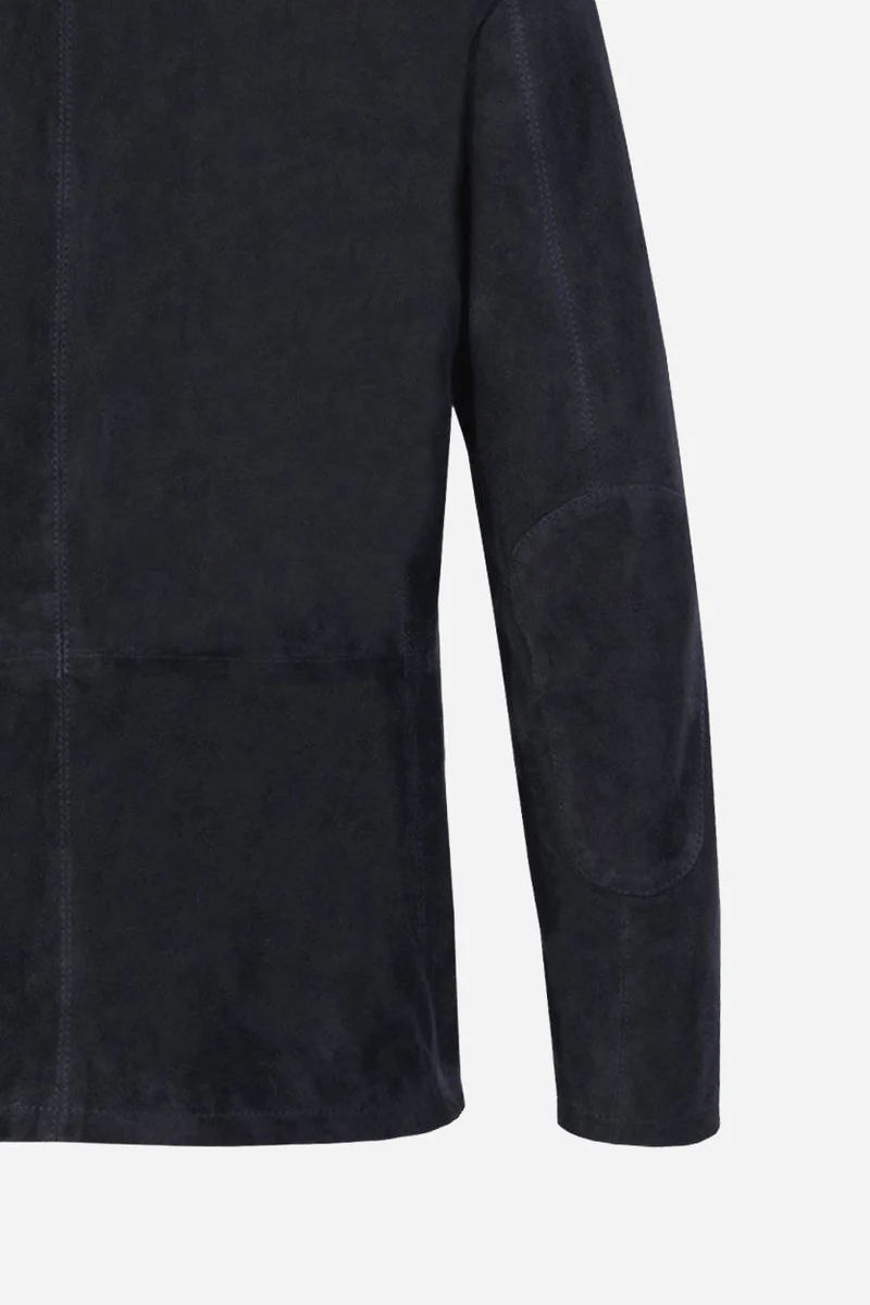 IAN BLAZER MAN - Suede Leather