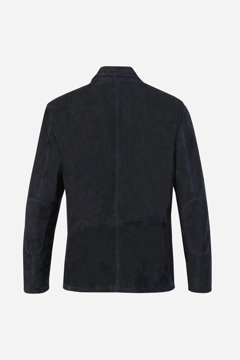 IAN BLAZER MAN - Suede Leather