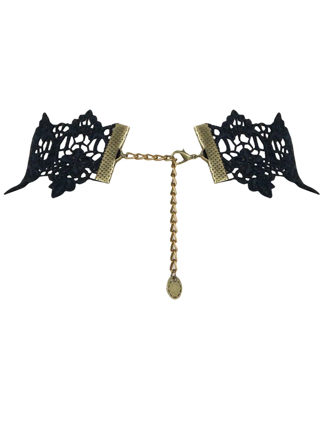 Steampunk Zubehör Kostüm Cosplay Spitze Choker Perlen Kette dekorative Halskette
