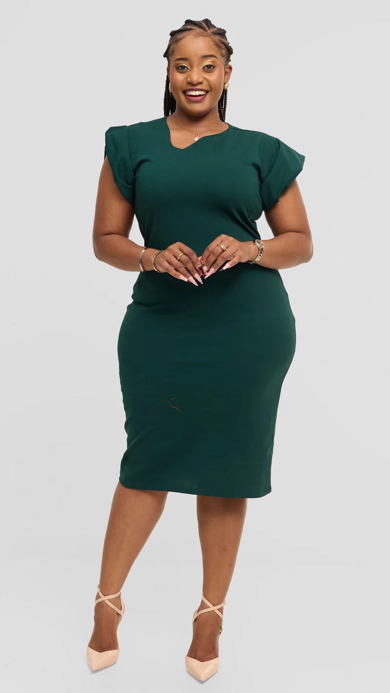 Lizola Mario Bodycon Dress - Green