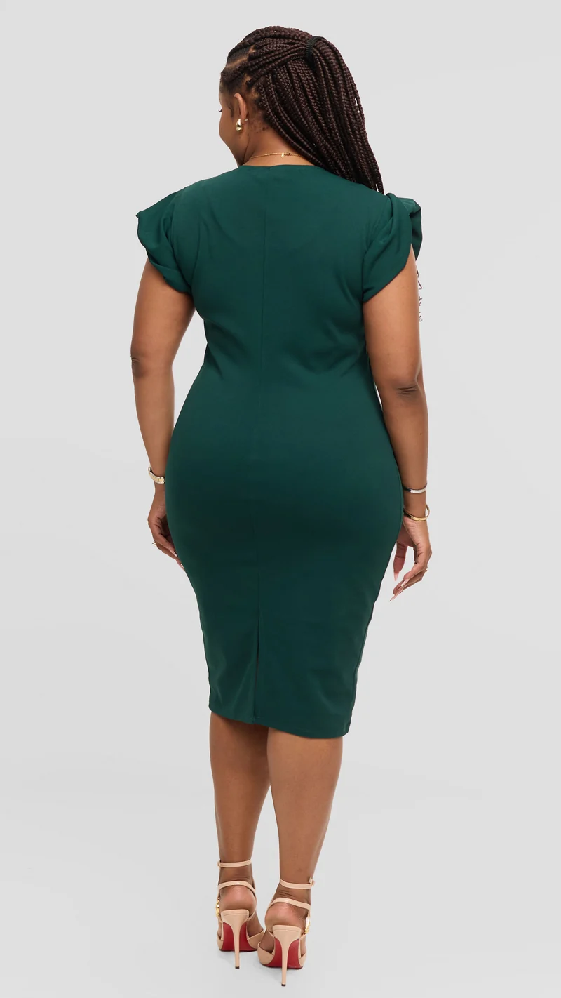 Lizola Mario Bodycon Dress - Green