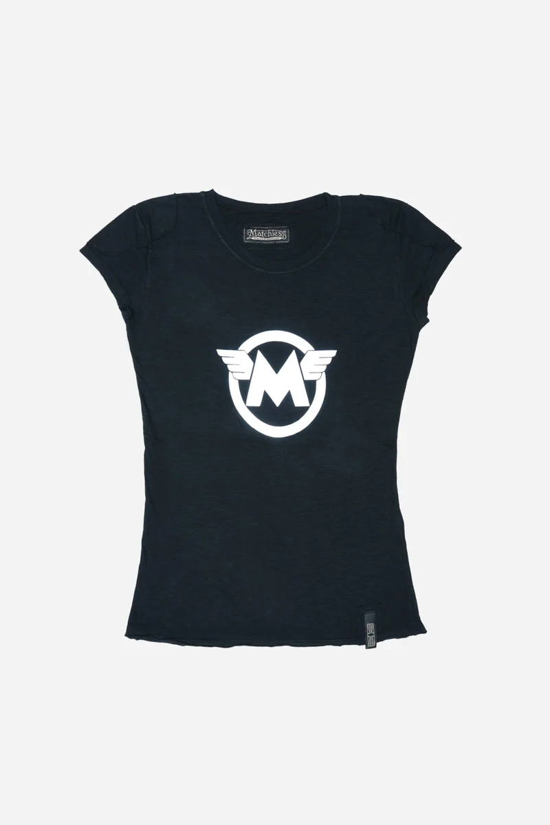 M LOGO SILVER T-SHIRT LADY