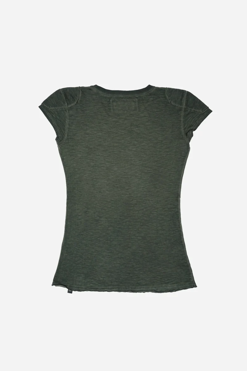M LOGO SILVER T-SHIRT LADY