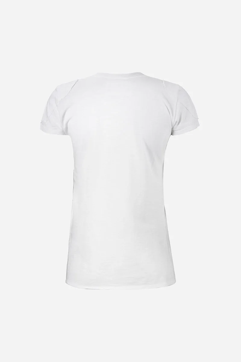M LOGO SILVER T-SHIRT LADY