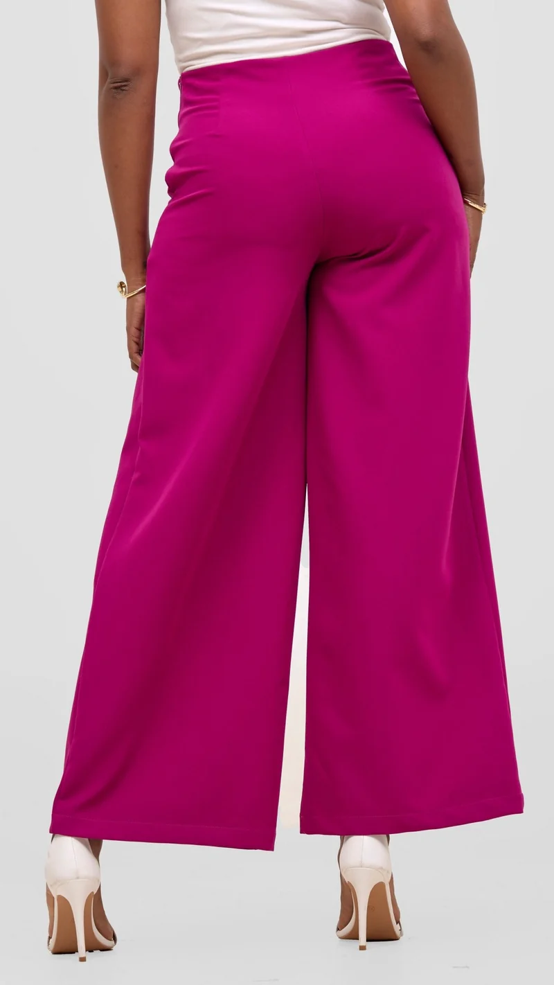 Vivo Tatili Wide Leg Pants - Light Purple