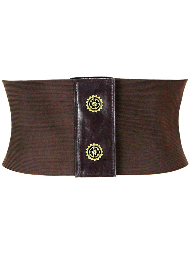 Steampunk Retro Wide Stretchy Elastic Vintage Taille Cinch Gürtel
