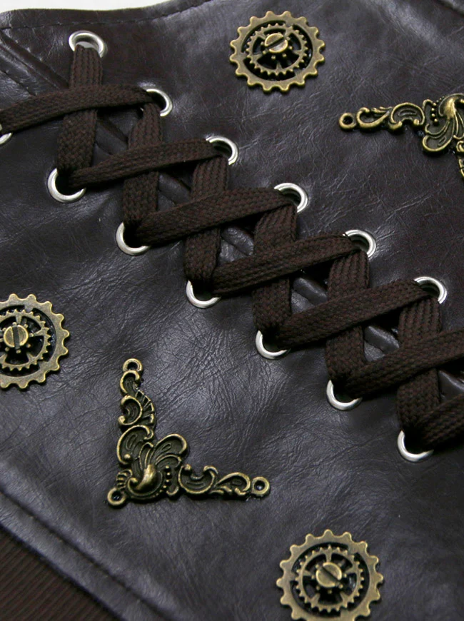 Steampunk Retro Wide Stretchy Elastic Vintage Taille Cinch Gürtel