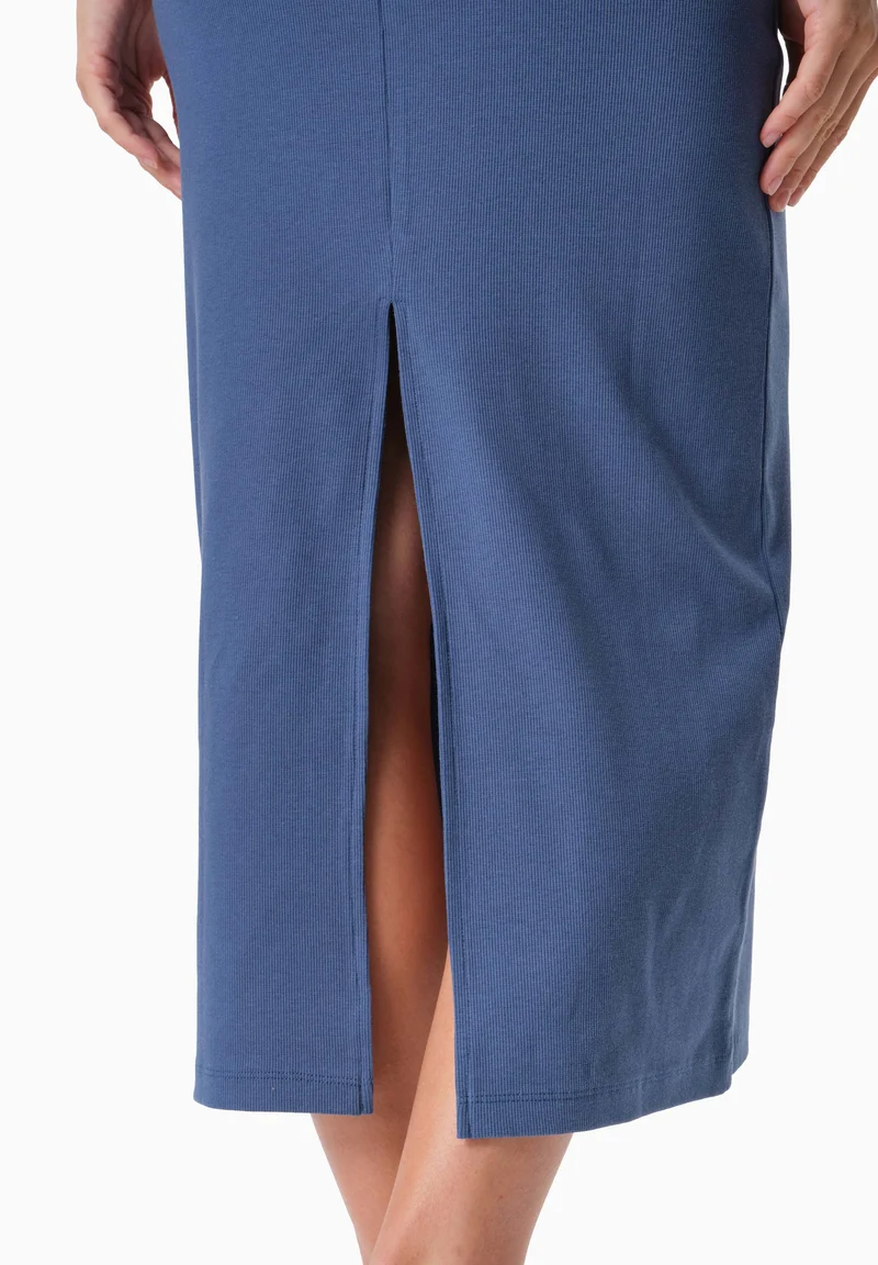 DURRU | Geripptes Kleid aus Bio-Baumwolle