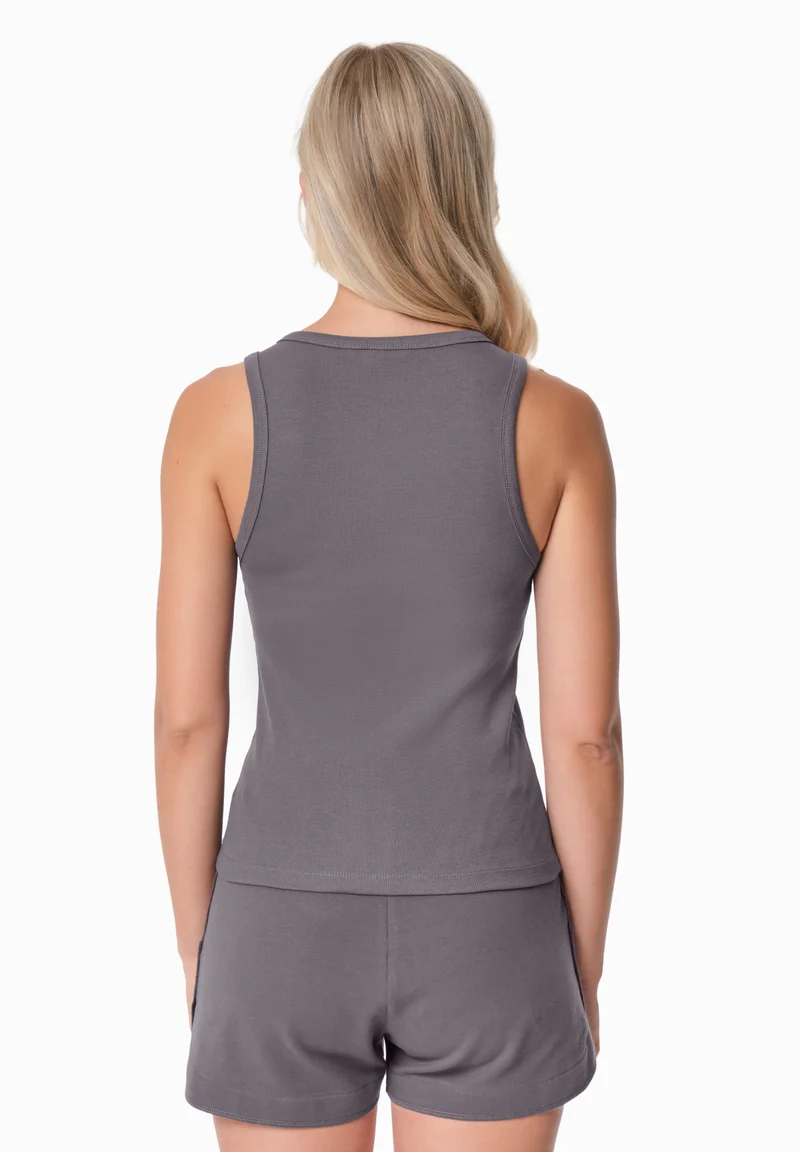 SOFFIA | Rib Top aus Bio-Baumwolle