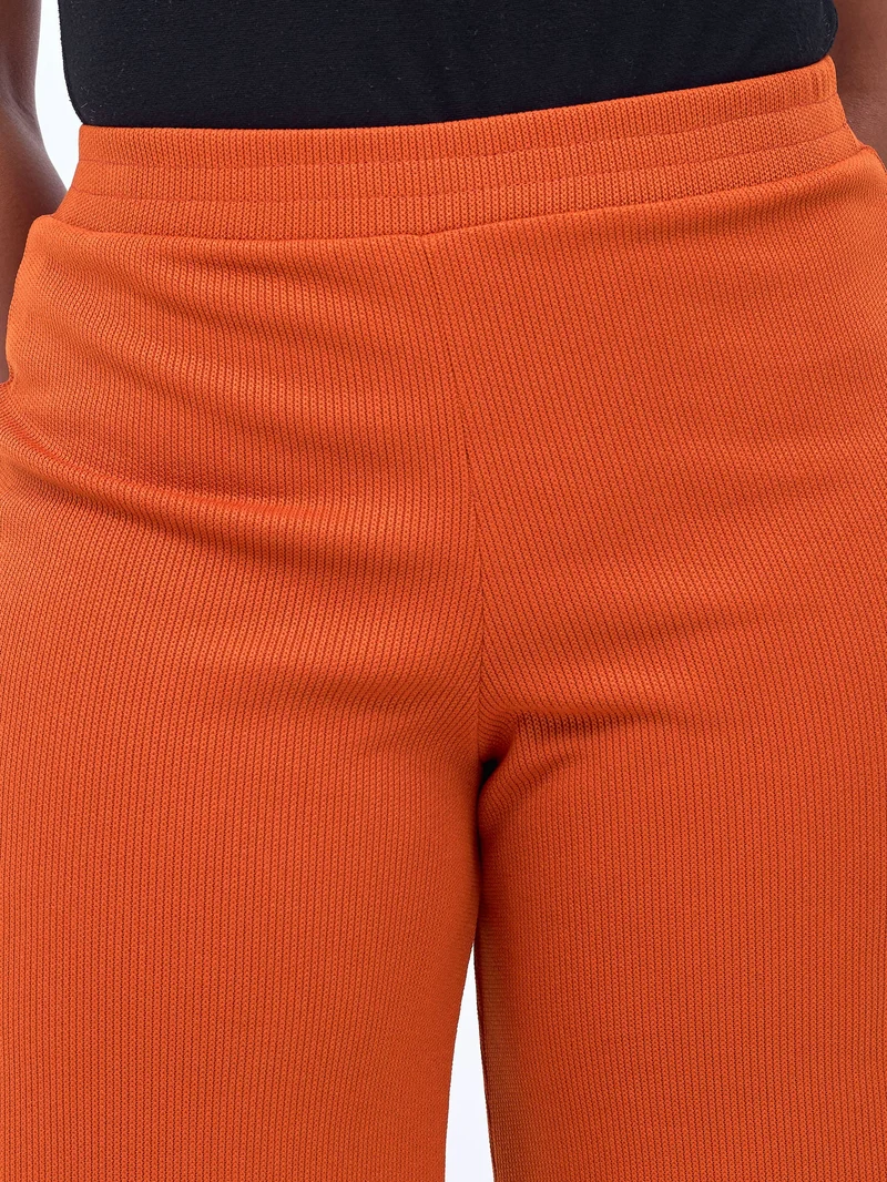 Vivo Rema Straight Leg Pants - Burnt Orange