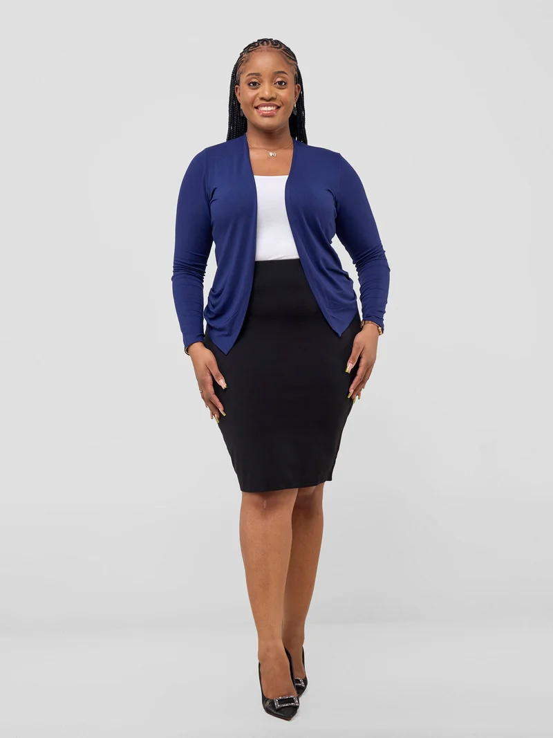 Vivo Basic Sienna Waterfall in Jersey - Navy