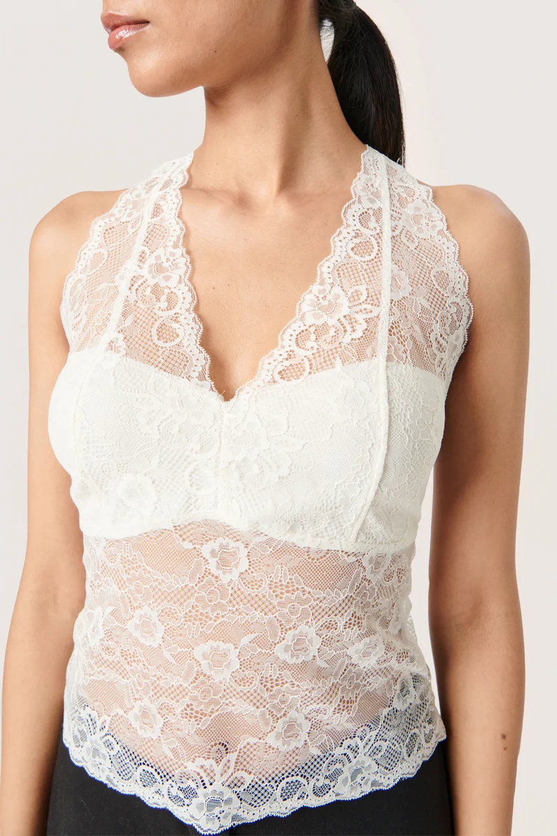 Camisole en dentelle extensible Dolly