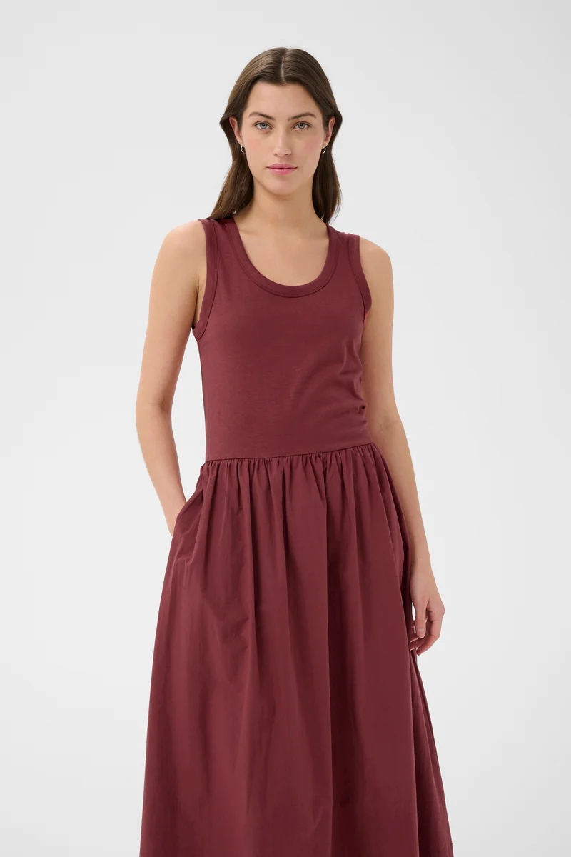 Robe midi Bodhi à jupe ample