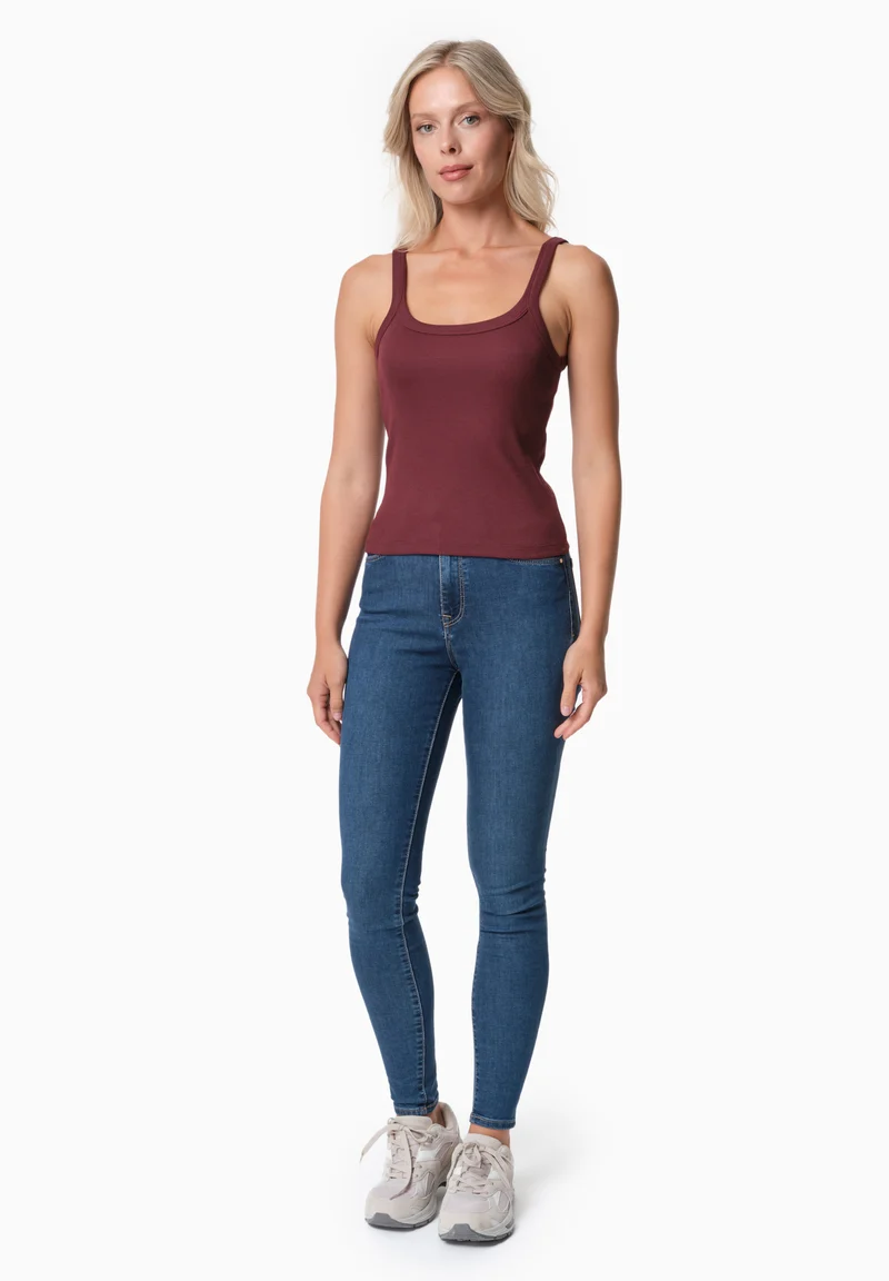 IPEEK | Ripp-Tanktop aus TENCEL™ Modal und Bio-Baumwolle