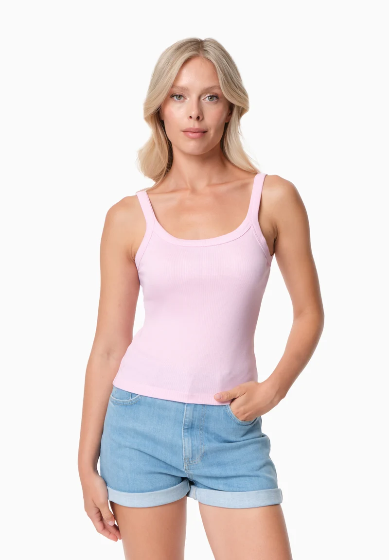 IPEEK | Ripp-Tanktop aus TENCEL™ Modal und Bio-Baumwolle