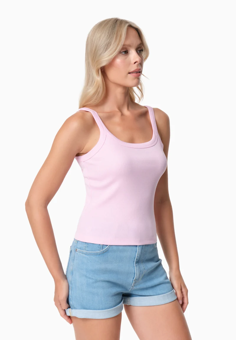 IPEEK | Ripp-Tanktop aus TENCEL™ Modal und Bio-Baumwolle